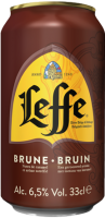 Leffe Bruin blikje van 0,33 liter